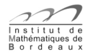 Université de Bordeaux CNRS, Insitut de Mathématiques de Bordeaux IMB